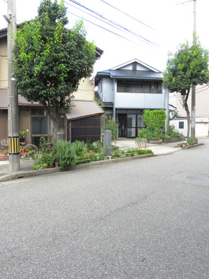 「旧藺田町」のまちしるべ